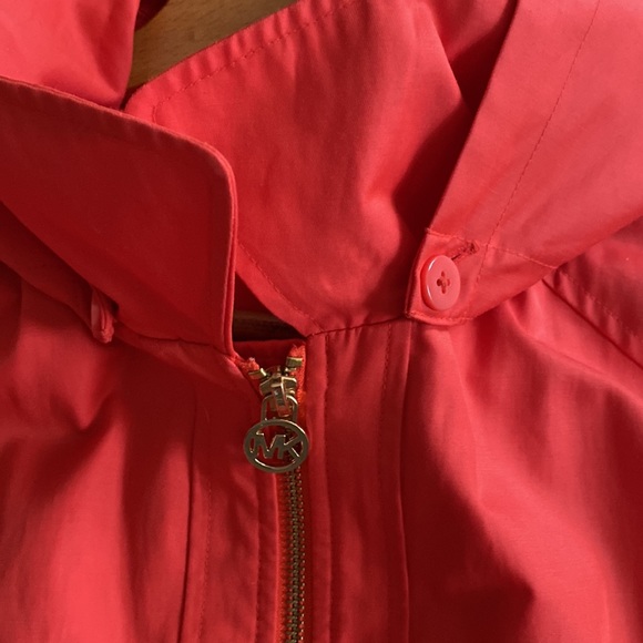 Like New Michael Kors Rainjacket - Coral - Petite XL - Picture 4 of 11